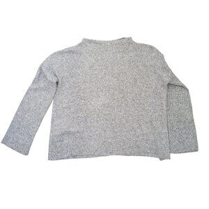 ZARA TRF Gray Mock Neck Knit Women’s Sweater – Size S